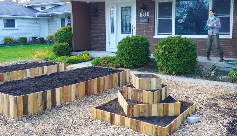 Filled Raised Beds